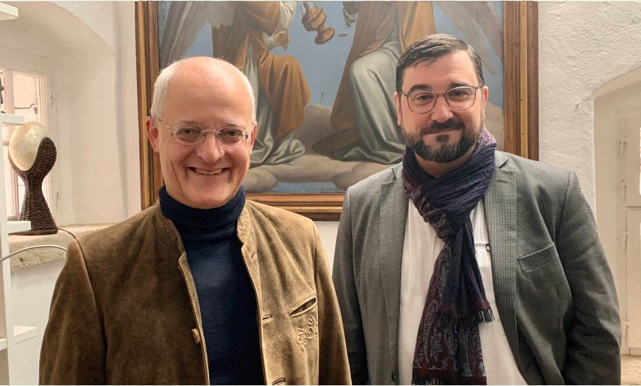 Johannes Hoff und Enrico Grube (rechts)