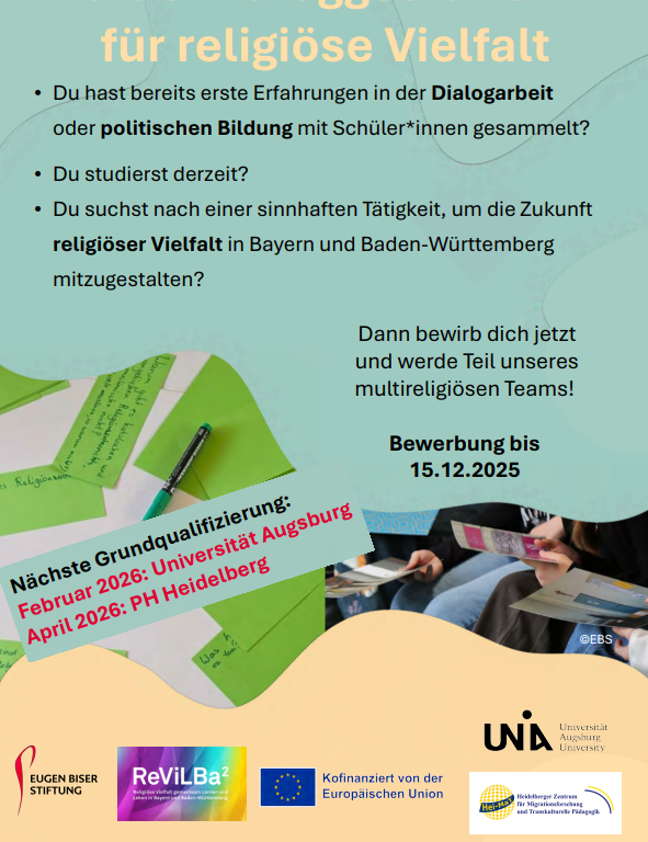 Plakat Ausschreibung zur Dialoggestalter*in