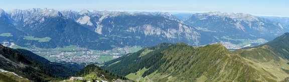 Blick vom Kellerjoch nach Westen