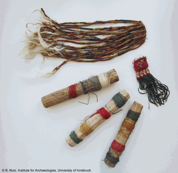 Chile, Atacama, tassels and cactus spools