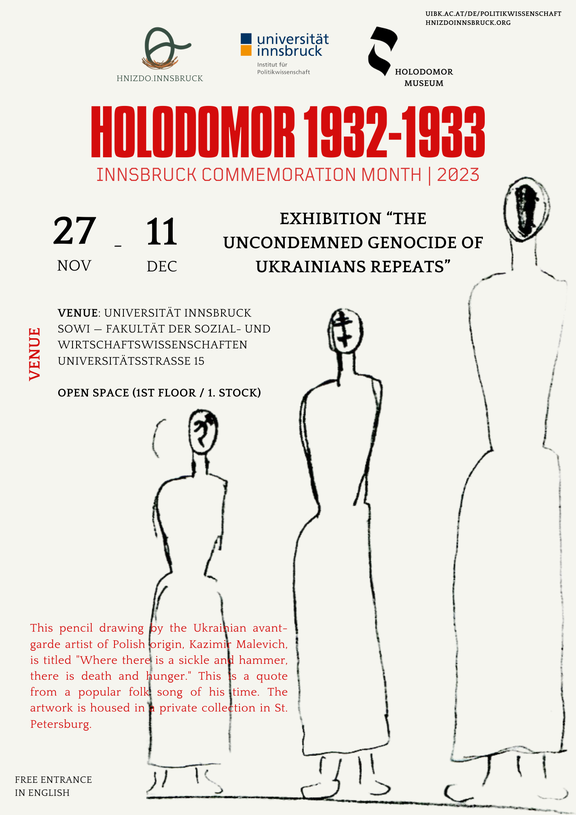 Plakat Exhibition Holodomor