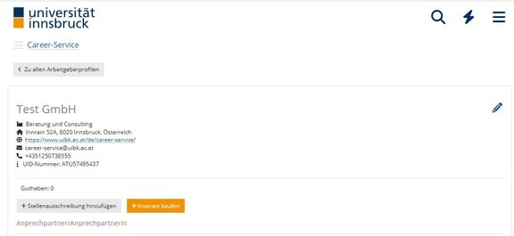 arbeitgeberinnenprofil inserate kaufen
