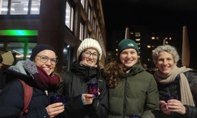 zu sehen sind Leute der praktischen Theologie beim Mitarbeiterinnen Advent