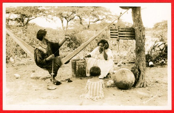 Venezuela, woman spinning