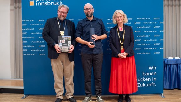 Dekan Dirk Rupnow, Aleksandar Trklja, Rektorin Veronika Sexl