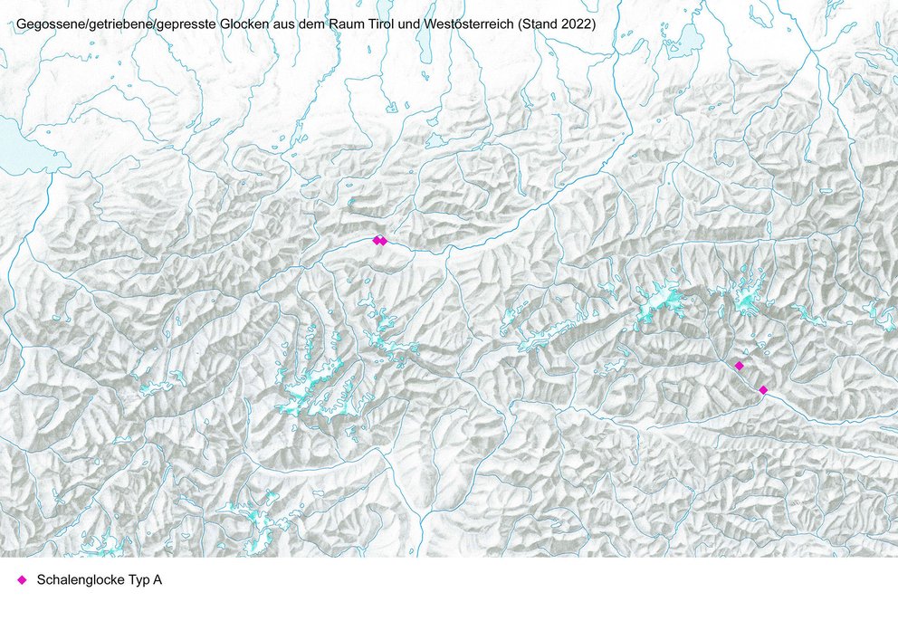 Kartierung Glocken Mittelalter und Neuzeit, Typ A