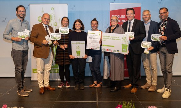 Die Preisträger*innen für den European Award for Ecological Gardening 2023, Kategorie 3