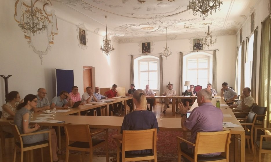 Teilnehmer beim Forschungstag