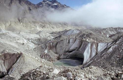 Debris covered glacier