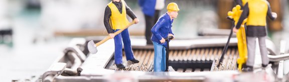 Images of AI workers