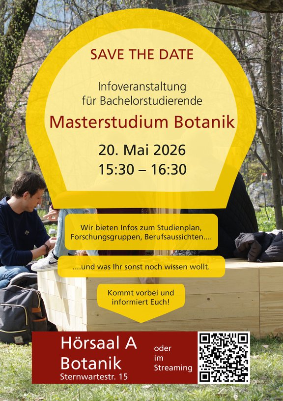 Infoposter Master Botanik 2026