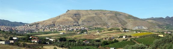 Monte Iato frontal view