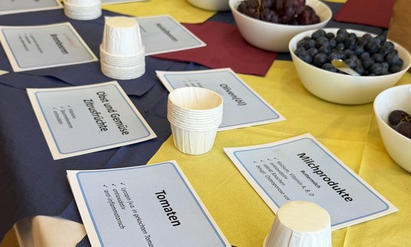 Bild der Mitmachstation zum Thema Gesundes Essen