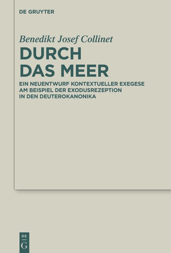 Buchcover Collinet Durch das Meer
