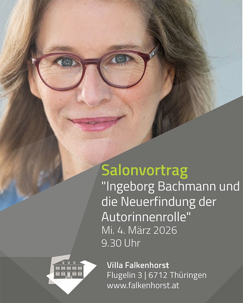 Salonvortrag von Uta Degner über Ingeborg Bachmann