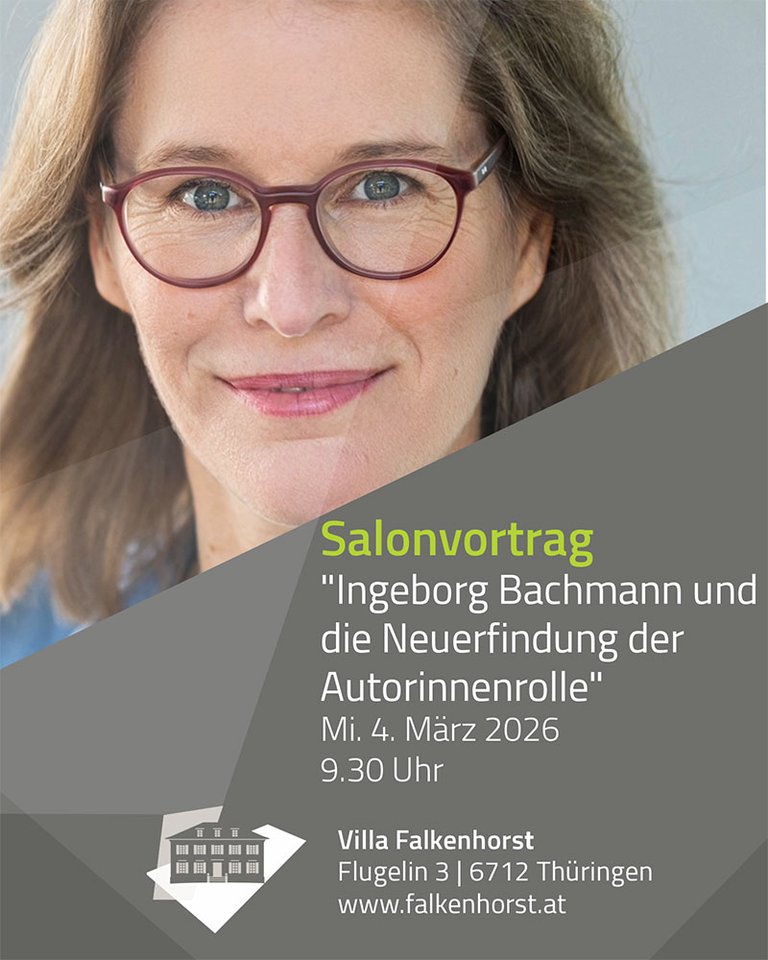 Salonvortrag von Uta Degner über Ingeborg Bachmann