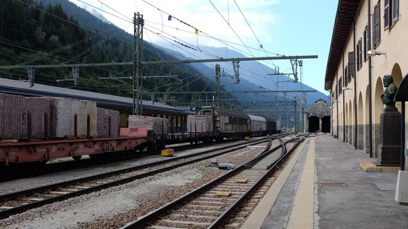 Bahnhof Brenner, Blick auf die Gleise