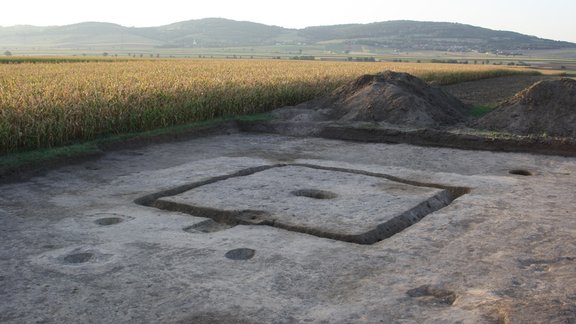 Quadratische Einfriedung