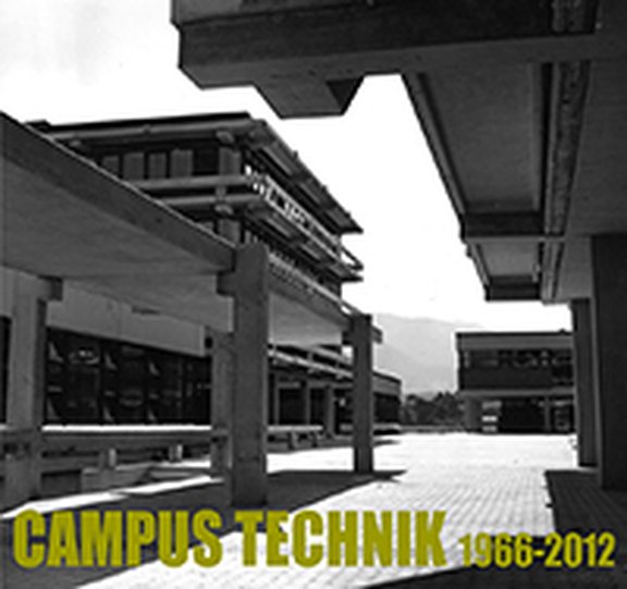 Archiv für Baukunst, Flyer für Ausstellung Campus Technik.