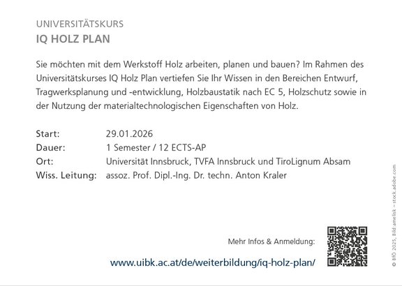 IQ Holz Plan Information