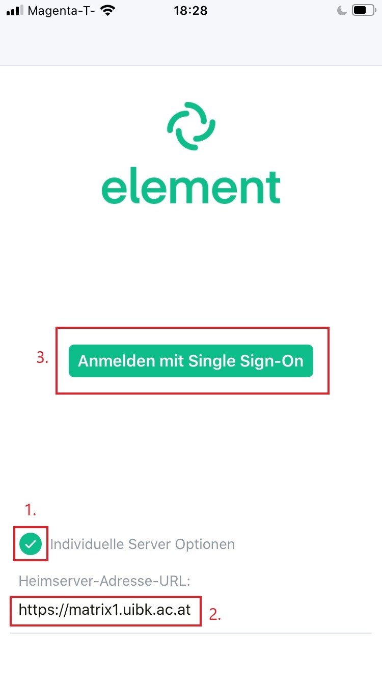 Anmeldung iOS App SSO