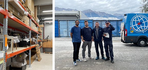 Kachel Archiv für Bau.Kunst.Geschichte, Zentraldepot der Universität Innsbruck, Gärberbach, 2022.