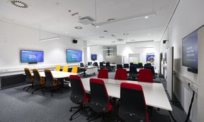 Der neue hybride Lehr- und Lernraum der Universität Innsbruck