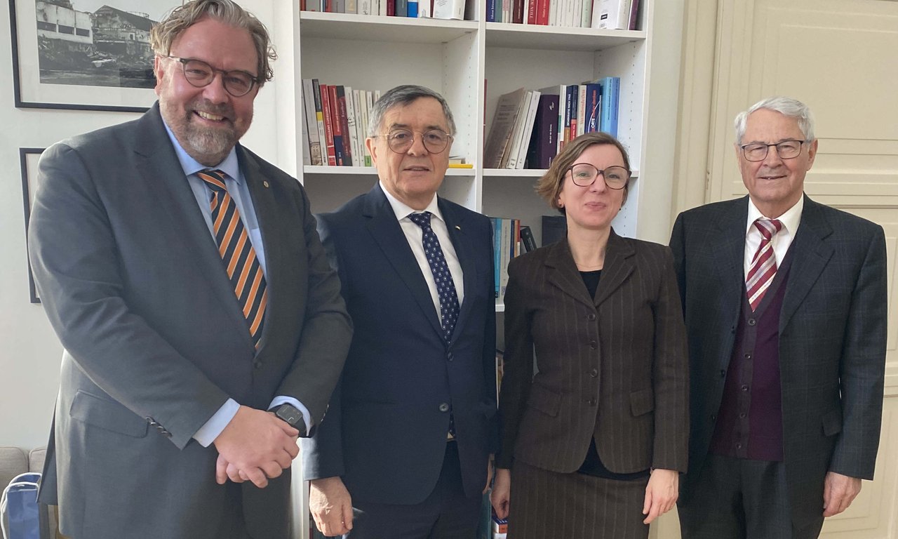Gruppenbild Besuch polnischer Botschafter