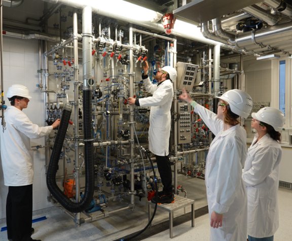 Praxistag Technische Chemie Anlage