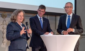 Ruth Breu, Michael Jäckel und Andreas Altmann