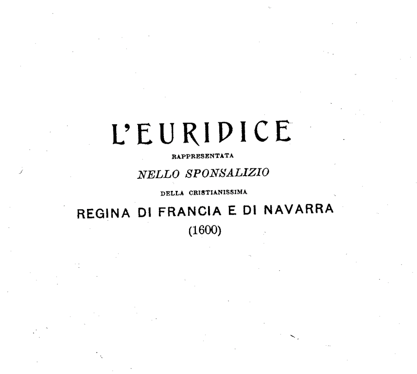 l'euridice