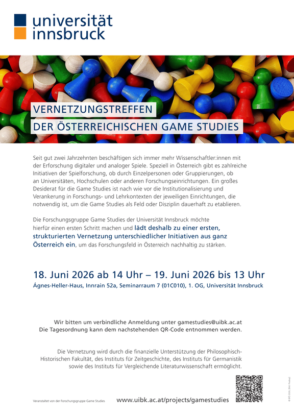 Vernetzungstreffen österreichische Game Studies