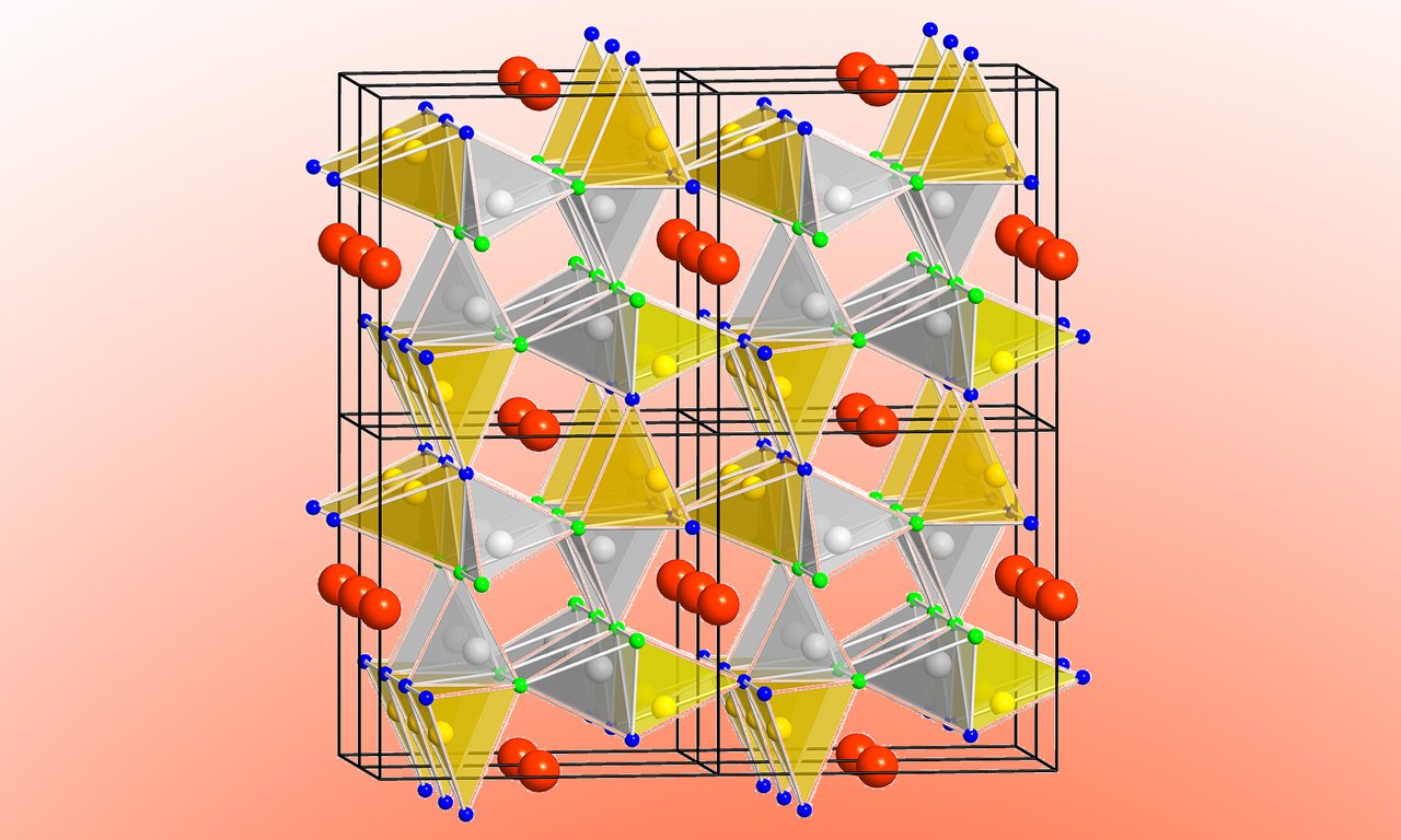 Crystal structure of the SALON phosphor