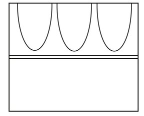 A1 (Palmetten an oberer Kalotte ohne Binnenzeichnung, direkt aufeinanderfolgend)