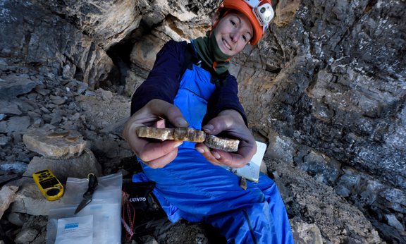 Cave scientist Gina Moseley