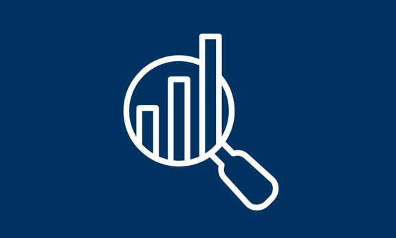 Symbol für Volkswirtschaft und Statistik