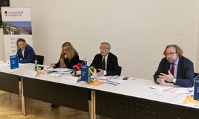 Tilmann Märk, Anna Buchheim, Dirk Rupnow und Andreas Oberprantacher