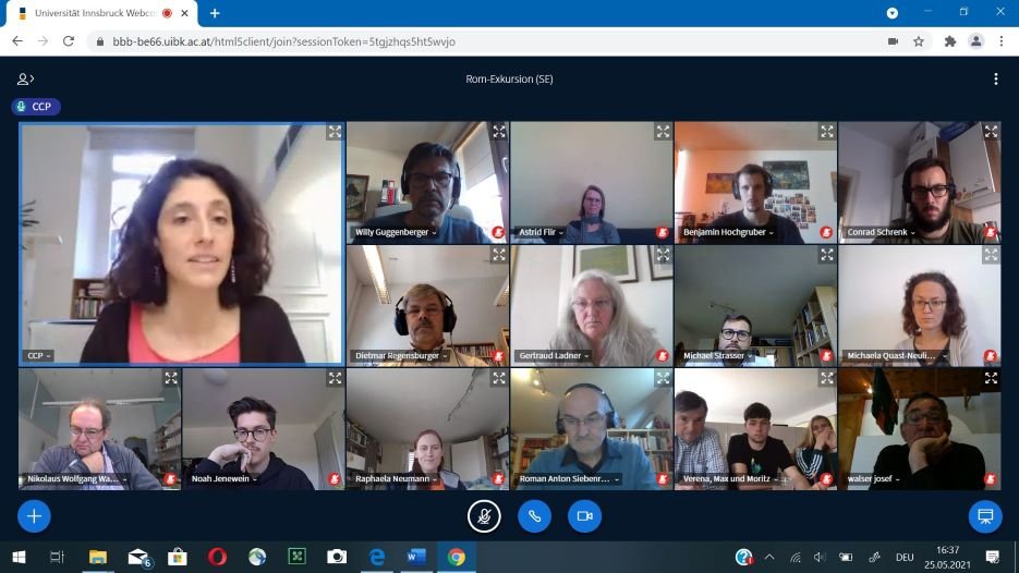 Screenshot von der Rom-Exkursion