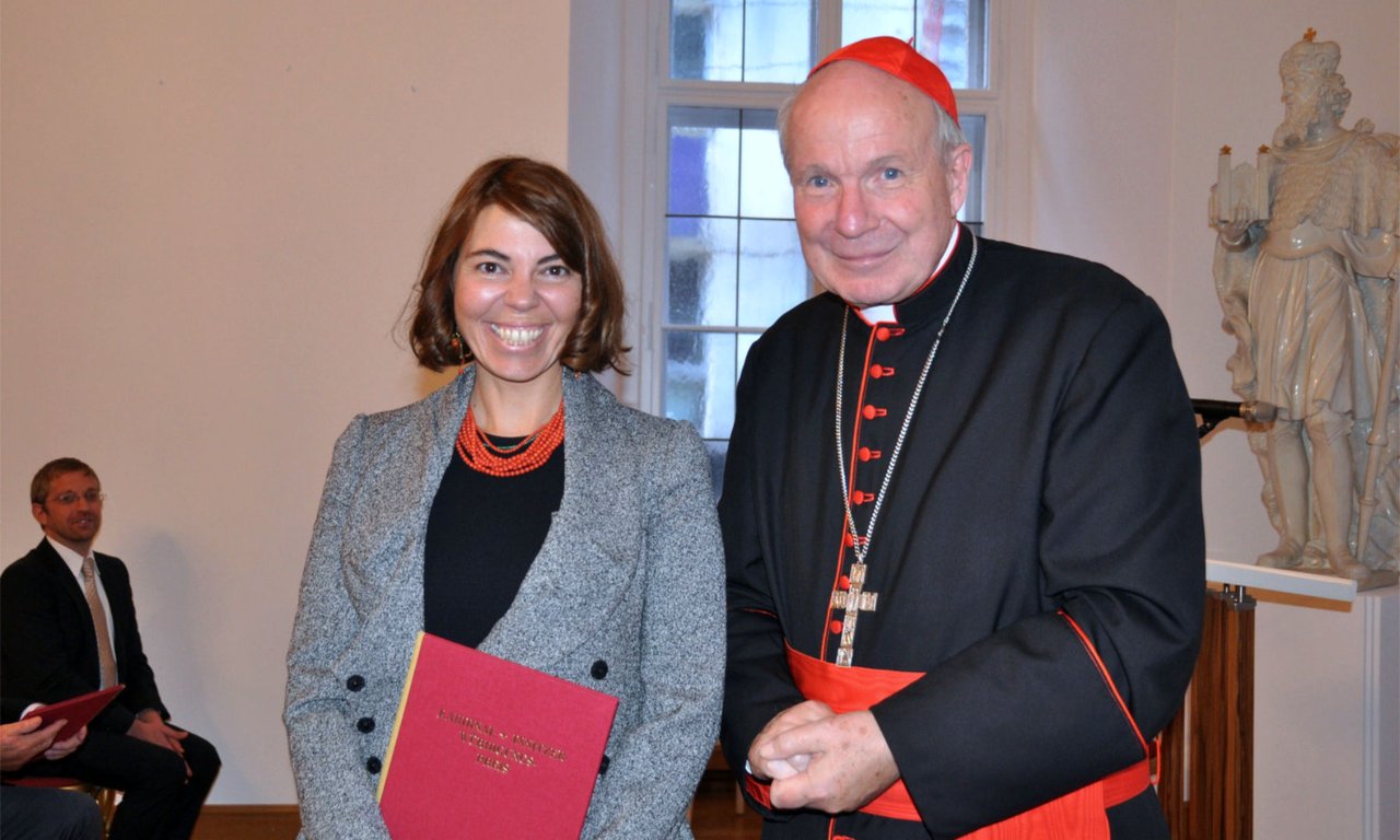 Christoph Schönborn und Francesca Ferlaino