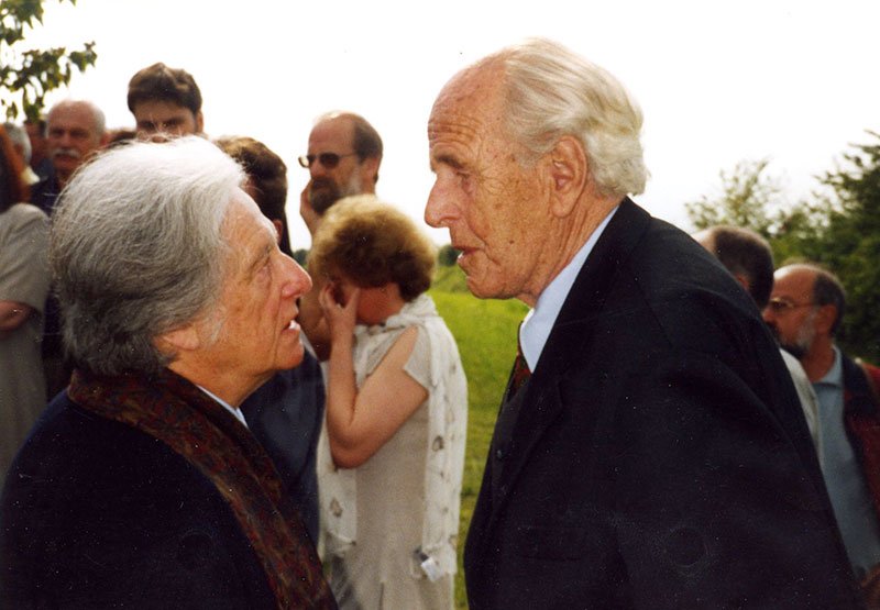 Heinrich von Trott zu Solz mit Ralph Giordano, 2002