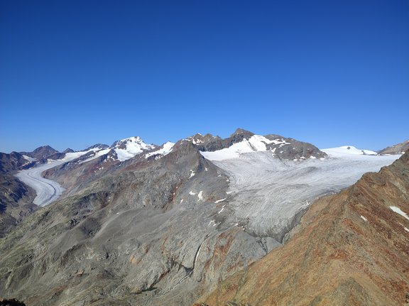 Aussicht über das Gebirge