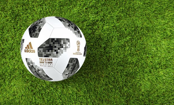 Der offizielle Spielball der Fußball-WM 2018.