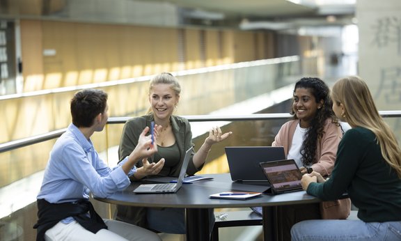 Gruppe von Studierenden