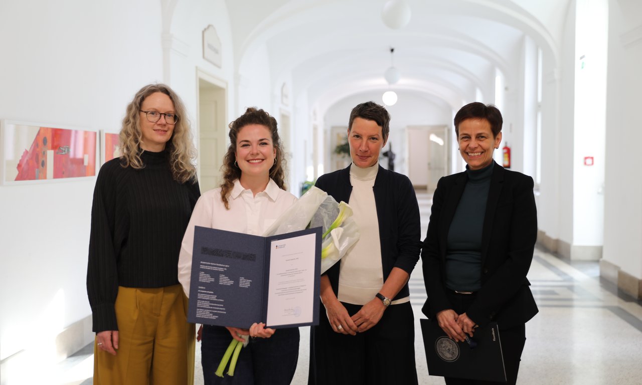 Heike Krösche, Hannah Krabacher, Gundula Ludwig, Irene Häntschel-Erhart