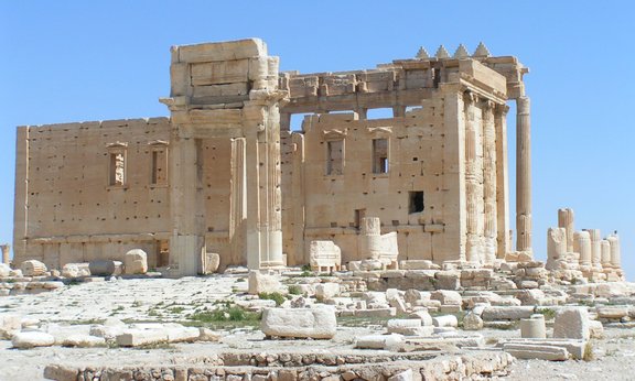 Der Große Baaltempel in Palmyra.