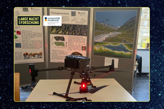 Ausstellung der Drone zur Vermessung