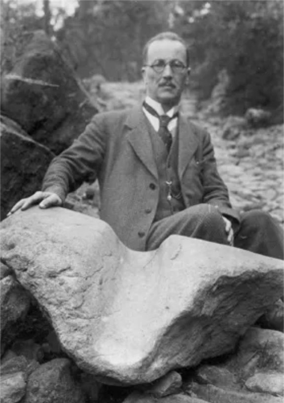 Schwarz-Weiß-Foto von Karl Felix Wolff