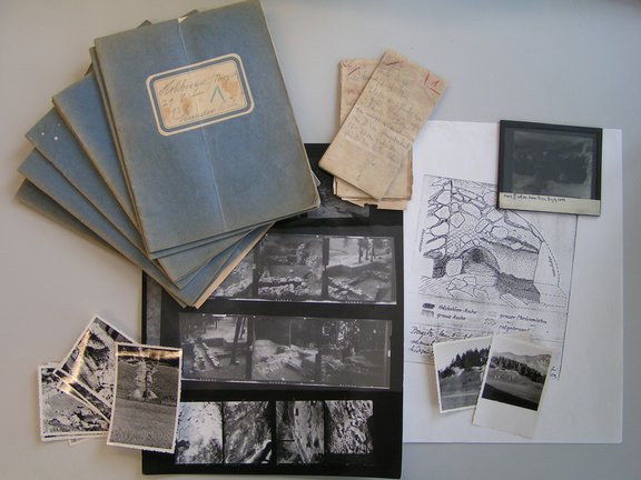 Aufzeichnungen der Altgrabungen