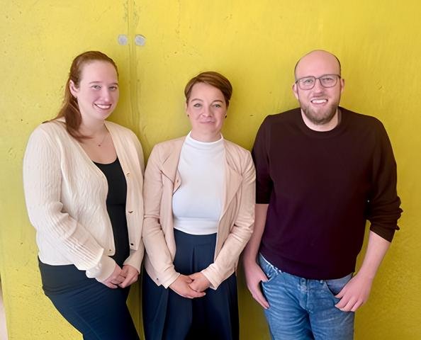 Judith Neuthard, Nina Grünberger und Ferdinand Pinzer-Bakay