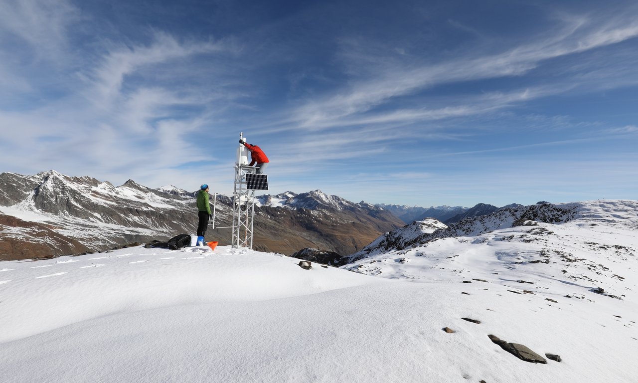 Wartungsarbeiten im Umfeld des Hintereisferner im Ötztal